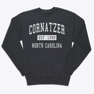Cornatzer North Carolina Classic Established Premium Crewneck Sweatshirt