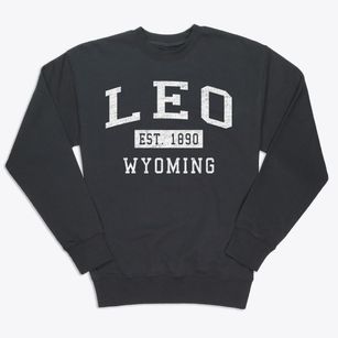 Leo Wyoming Classic Established Premium Crewneck Sweatshirt