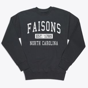 Faisons North Carolina Classic Established Premium Crewneck Sweatshirt