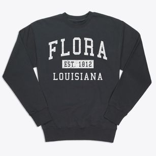 Flora Louisiana Classic Established Premium Crewneck Sweatshirt