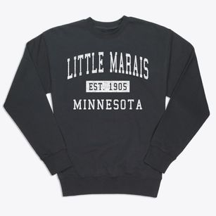 Little Marais Minnesota Classic Established Premium Crewneck Sweatshirt