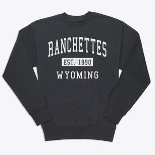 Ranchettes Wyoming Classic Established Premium Crewneck Sweatshirt