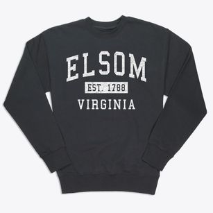 Elsom Virginia Classic Established Premium Crewneck Sweatshirt