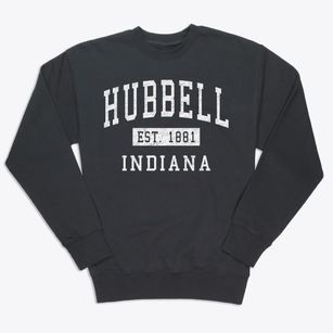 Hubbell Indiana Classic Established Premium Crewneck Sweatshirt