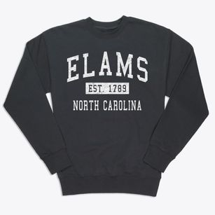 Elams North Carolina Classic Established Premium Crewneck Sweatshirt