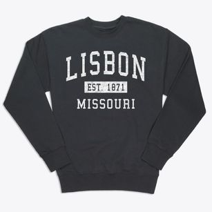 Lisbon Missouri Classic Established Premium Crewneck Sweatshirt