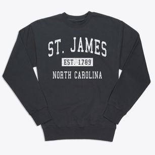 St. James North Carolina Classic Established Premium Crewneck Sweatshirt