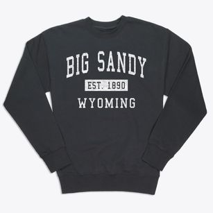 Big Sandy Wyoming Classic Established Premium Crewneck Sweatshirt