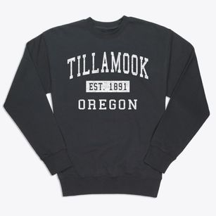 Tillamook Oregon Classic Established Premium Crewneck Sweatshirt