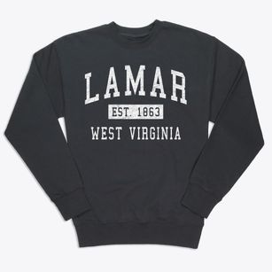 Lamar West Virginia Classic Established Premium Crewneck Sweatshirt