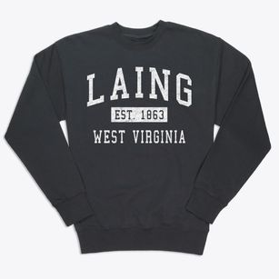 Laing West Virginia Classic Established Premium Crewneck Sweatshirt