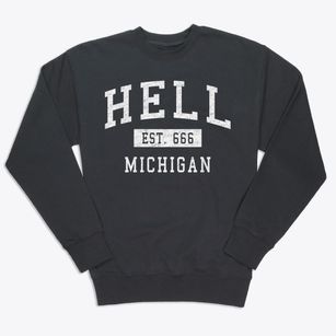 Hell Michigan Classic Established Premium Crewneck Sweatshirt