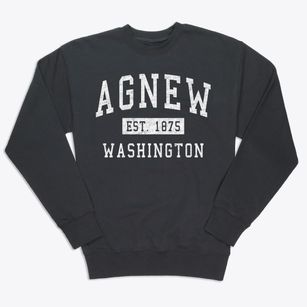 Agnew Washington Classic Established Premium Crewneck Sweatshirt