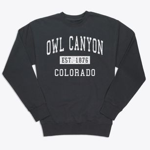 Owl Canyon Colorado Classic Established Premium Crewneck Sweatshirt