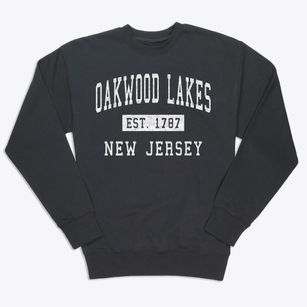 Oakwood Lakes New Jersey Classic Established Premium Crewneck Sweatshirt