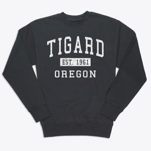 Tigard Oregon Classic Established Premium Crewneck Sweatshirt