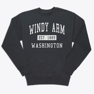 Windy Arm Washington Classic Established Premium Crewneck Sweatshirt