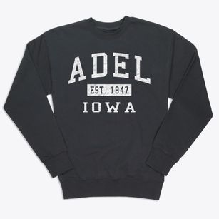Adel Iowa Classic Established Premium Crewneck Sweatshirt