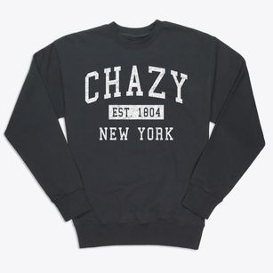 Chazy New York Classic Established Premium Crewneck Sweatshirt