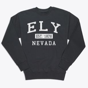Ely Nevada Classic Established Premium Crewneck Sweatshirt