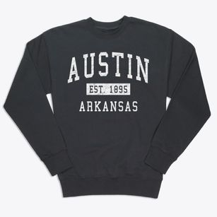 Austin Arkansas Classic Established Premium Crewneck Sweatshirt