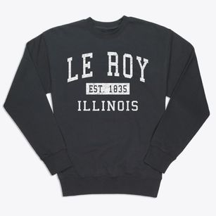 Le Roy Illinois Classic Established Premium Crewneck Sweatshirt