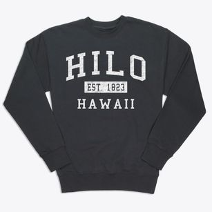 Hilo Hawaii Classic Established Premium Crewneck Sweatshirt