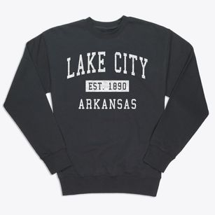 Lake City Arkansas Classic Established Premium Crewneck Sweatshirt