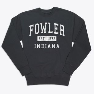 Fowler Indiana Classic Established Premium Crewneck Sweatshirt