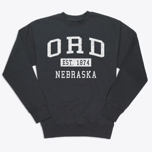 Ord Nebraska Classic Established Premium Crewneck Sweatshirt