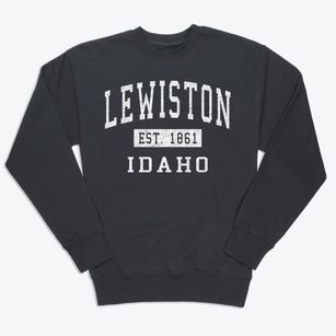 Lewiston Idaho Classic Established Premium Crewneck Sweatshirt