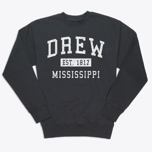 Drew Mississippi Classic Established Premium Crewneck Sweatshirt