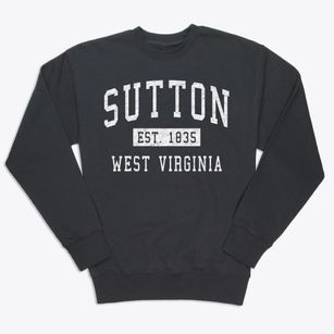 Sutton West Virginia Classic Established Premium Crewneck Sweatshirt