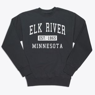 Elk River Minnesota Classic Established Premium Crewneck Sweatshirt