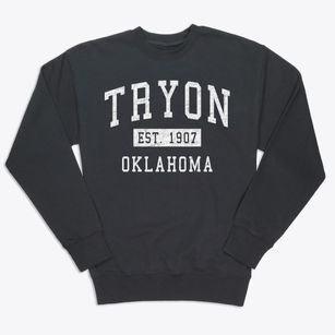 Tryon Oklahoma Classic Established Premium Crewneck Sweatshirt