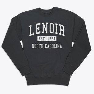 Lenoir North Carolina Classic Established Premium Crewneck Sweatshirt