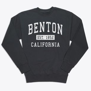 Benton California Classic Established Premium Crewneck Sweatshirt