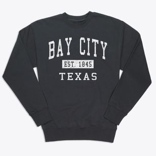 Bay City Texas Classic Established Premium Crewneck Sweatshirt