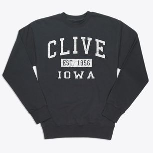 Clive Iowa Classic Established Premium Crewneck Sweatshirt