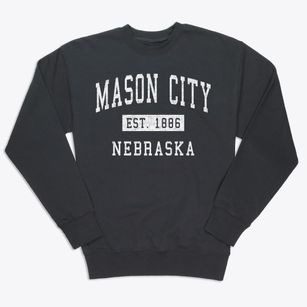 Mason City Nebraska Classic Established Premium Crewneck Sweatshirt