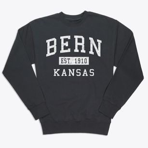 Bern Kansas Classic Established Premium Crewneck Sweatshirt