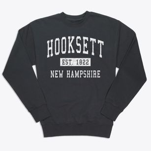 Hooksett New Hampshire Classic Established Premium Crewneck Sweatshirt