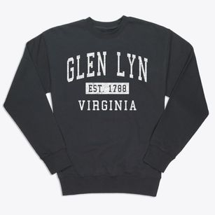 Glen Lyn Virginia Classic Established Premium Crewneck Sweatshirt