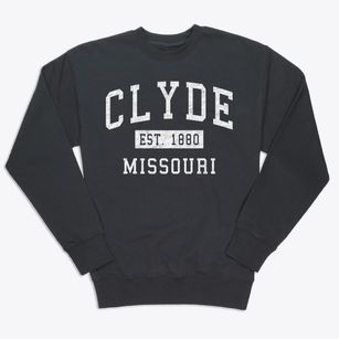 Clyde Missouri Classic Established Premium Crewneck Sweatshirt