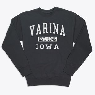 Varina Iowa Classic Established Premium Crewneck Sweatshirt
