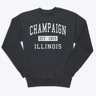 Champaign Illinois Classic Established Premium Crewneck Sweatshirt