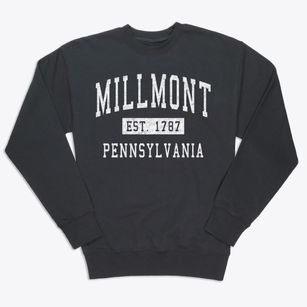 Millmont Pennsylvania Classic Established Premium Crewneck Sweatshirt