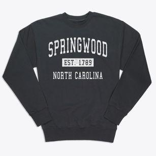 Springwood North Carolina Classic Established Premium Crewneck Sweatshirt