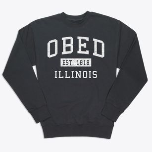 Obed Illinois Classic Established Premium Crewneck Sweatshirt