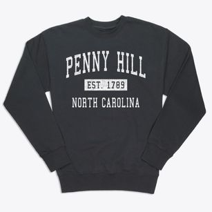 Penny Hill North Carolina Classic Established Premium Crewneck Sweatshirt